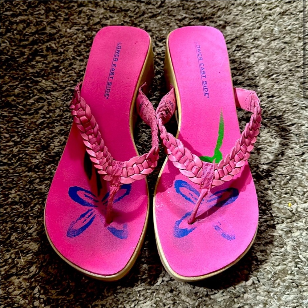 Lower East Side Vibrant Pink Sandals